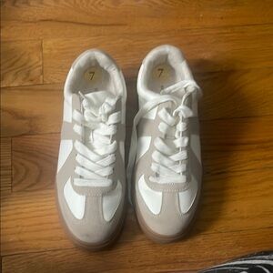 Sincerely Jules Women's Athletic Shoes - White and Tan